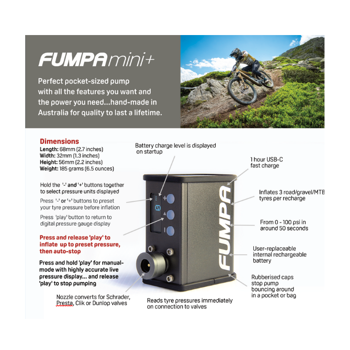 Fumpa Mini+ pump - COMING SOON!