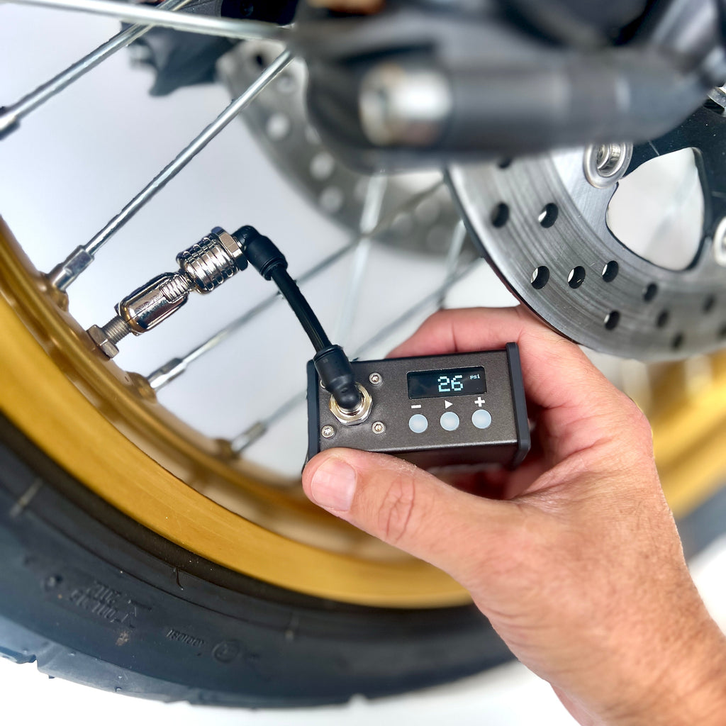 MiniMoto motorbike pump